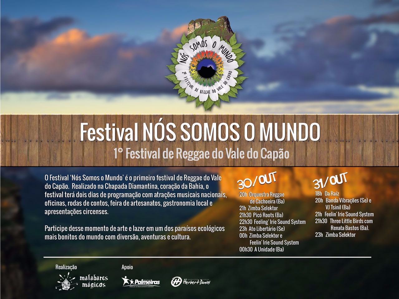 I Edição · cartaz oficial com programação